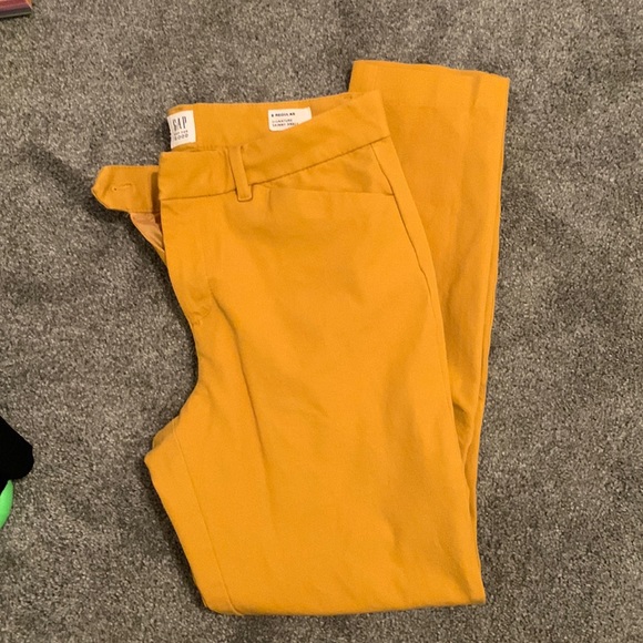 GAP Pants & Jumpsuits Gap Mustard Skinny Pants Poshmark